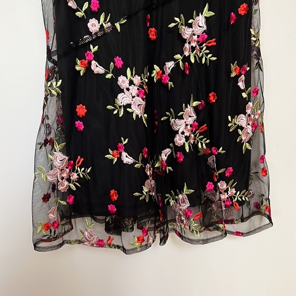 SAM EDELMAN Embroidered Midi Dress | Size 2 - Picture 6 of 11